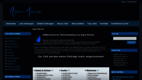 What Aqua-marina.de website looked like in 2012 (11 years ago)