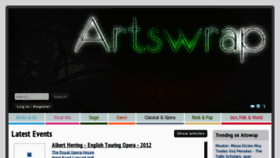 What Artswrap.co.uk website looked like in 2012 (11 years ago)