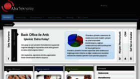 What Abateknoloji.com website looked like in 2012 (11 years ago)