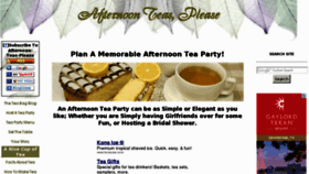 What Afternoon-teas-please.com website looked like in 2012 (11 years ago)