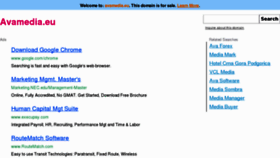 What Avamedia.eu website looked like in 2012 (11 years ago)