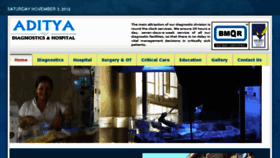What Adityahospital.org website looked like in 2012 (11 years ago)
