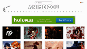What Animeizou.com website looked like in 2012 (11 years ago)