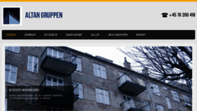What Altangruppen.dk website looked like in 2012 (11 years ago)