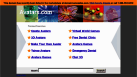 What Avatars.com website looked like in 2012 (11 years ago)
