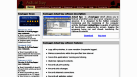 What Actualspy.com website looked like in 2012 (11 years ago)