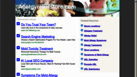 What Allergyreliefstore.com website looked like in 2012 (11 years ago)