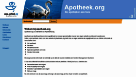 What Apotheek.org website looked like in 2012 (11 years ago)
