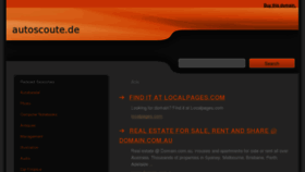 What Autoscoute.de website looked like in 2012 (11 years ago)