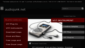 What Audiojunk.net website looked like in 2012 (11 years ago)