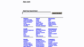 What Aex.com website looked like in 2013 (11 years ago)