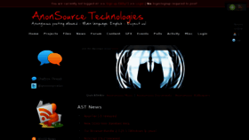 What Anonsource.org website looked like in 2013 (11 years ago)