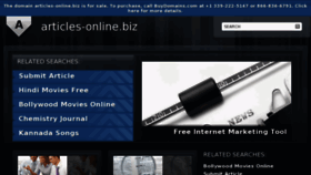 What Articles-online.biz website looked like in 2013 (11 years ago)