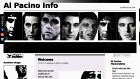 What Alpacino.info website looked like in 2013 (11 years ago)