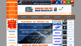 What Avoile.com website looked like in 2013 (11 years ago)