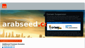 What Arabseed.co website looked like in 2013 (11 years ago)