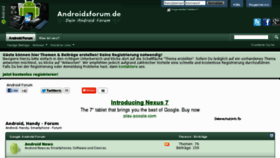 What Androidsforum.de website looked like in 2013 (11 years ago)