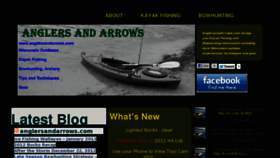 What Anglersandarrows.com website looked like in 2013 (11 years ago)