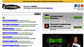 What Apat.info website looked like in 2013 (11 years ago)