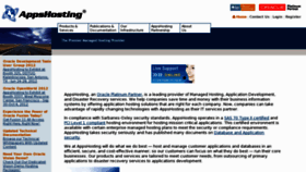 What Appshosting.com website looked like in 2013 (11 years ago)