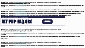 What Alt-php-faq.org website looked like in 2013 (11 years ago)