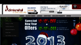 What Admixretail.com website looked like in 2013 (11 years ago)