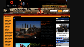 What Algeriafm.com website looked like in 2013 (11 years ago)