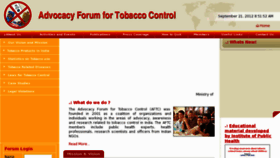 What Aftcindia.org website looked like in 2013 (11 years ago)