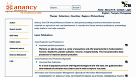 What Anancy.net website looked like in 2013 (11 years ago)