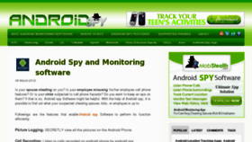 What Androidspysoft.com website looked like in 2013 (11 years ago)