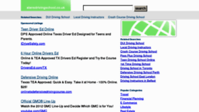 What Alansdrivingschool.co.uk website looked like in 2013 (11 years ago)