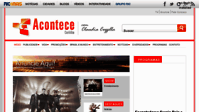What Acontececuritiba.com.br website looked like in 2013 (11 years ago)