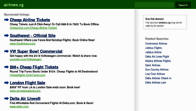 What Airlines.vg website looked like in 2013 (11 years ago)