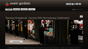 What Avant-gardiste.com website looked like in 2013 (11 years ago)