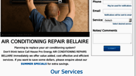 What Airconditioningrepairbellaire.com website looked like in 2013 (11 years ago)