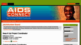 What Aidsconnect.net website looked like in 2013 (11 years ago)