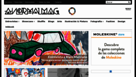 What Anormalmag.cl website looked like in 2013 (13 years ago)