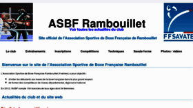 What Asbf-rambouillet.fr website looked like in 2013 (11 years ago)