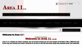 What Area11.co.uk website looked like in 2013 (11 years ago)