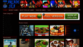 What Arcadesea.com website looked like in 2013 (11 years ago)
