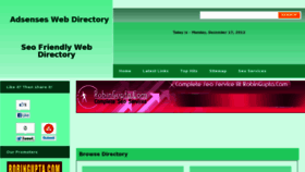What Adsenses.net website looked like in 2013 (11 years ago)