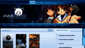 What Anime-raws.com website looked like in 2013 (11 years ago)
