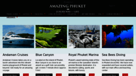 What Amazing-phuket.asia website looked like in 2013 (11 years ago)