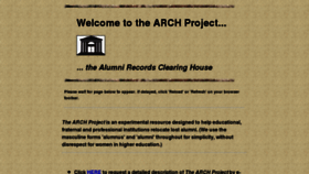 What Arch.org website looked like in 2013 (11 years ago)