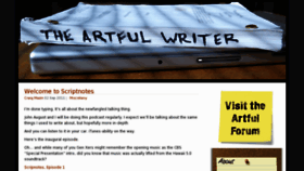 What Artfulwriter.com website looked like in 2013 (11 years ago)