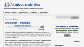 What Anxiolytiques.net website looked like in 2013 (11 years ago)