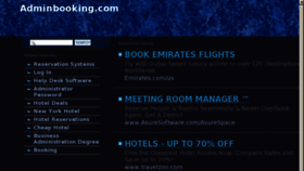 What Adminbooking.com website looked like in 2013 (11 years ago)