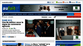 What Aufaitmaroc.com website looked like in 2013 (11 years ago)