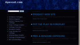 What Apexsot.com website looked like in 2013 (11 years ago)