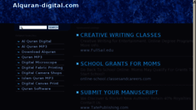What Alquran-digital.com website looked like in 2013 (12 years ago)